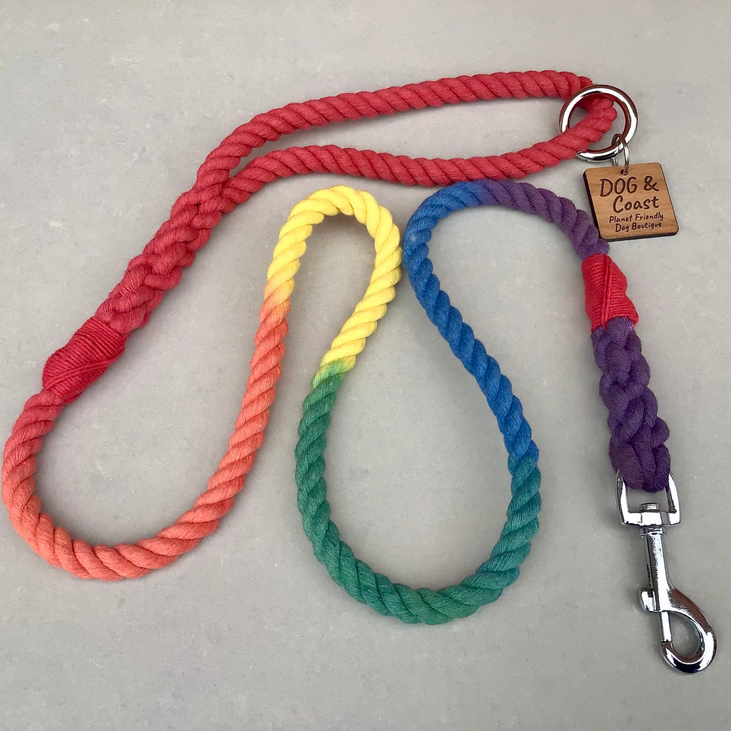 Rainbow Rope Lead