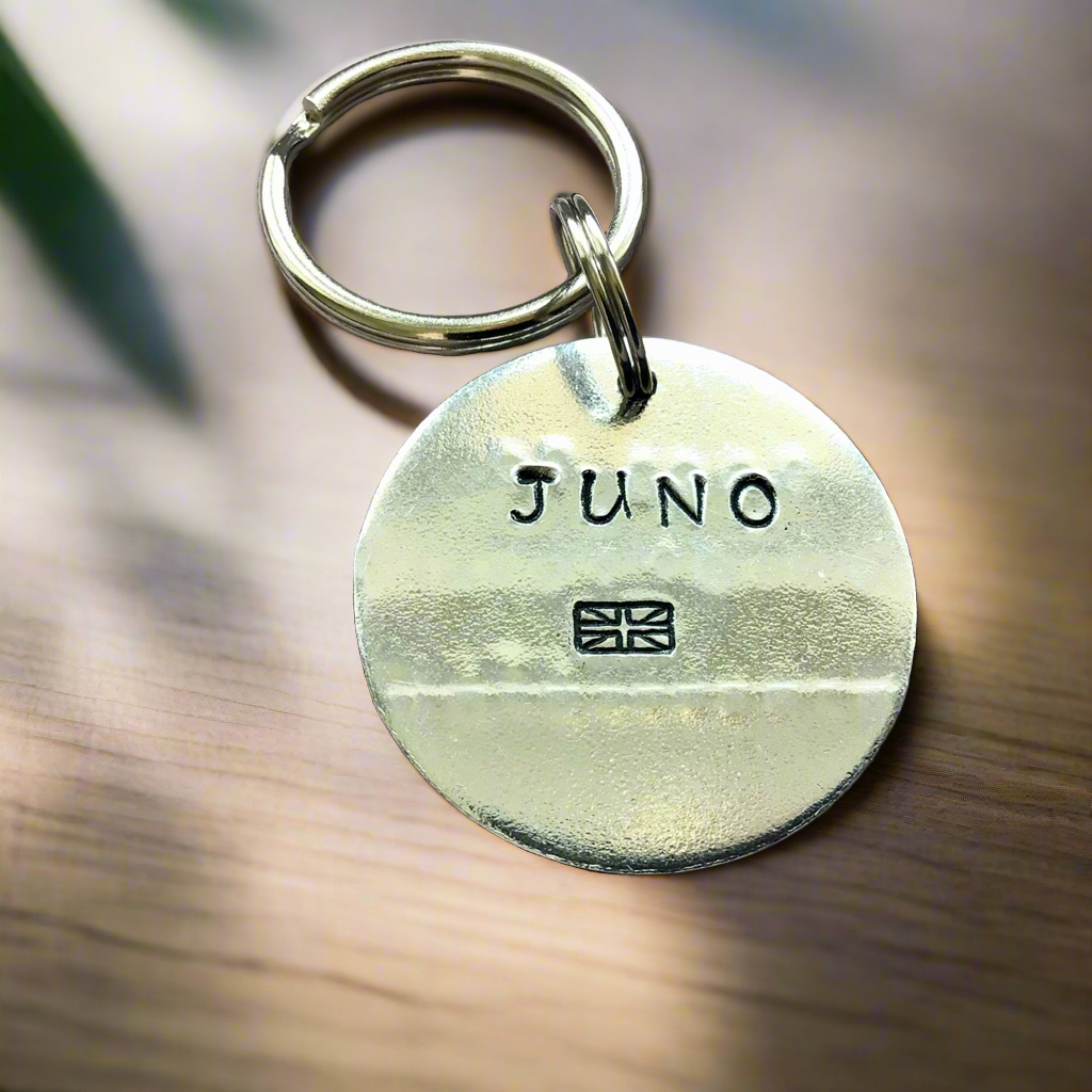 Personalised Hand Stamped Dog Tag