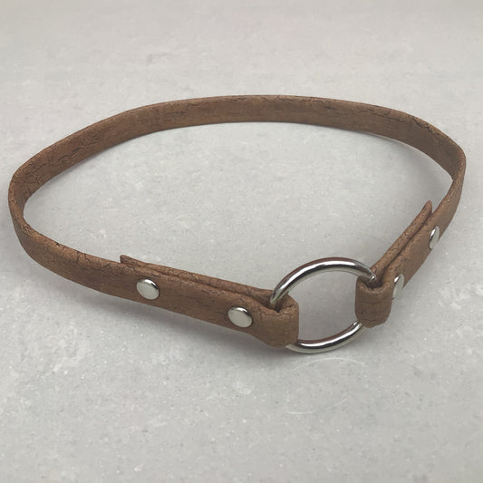 Brown Cork ID Cork Collar