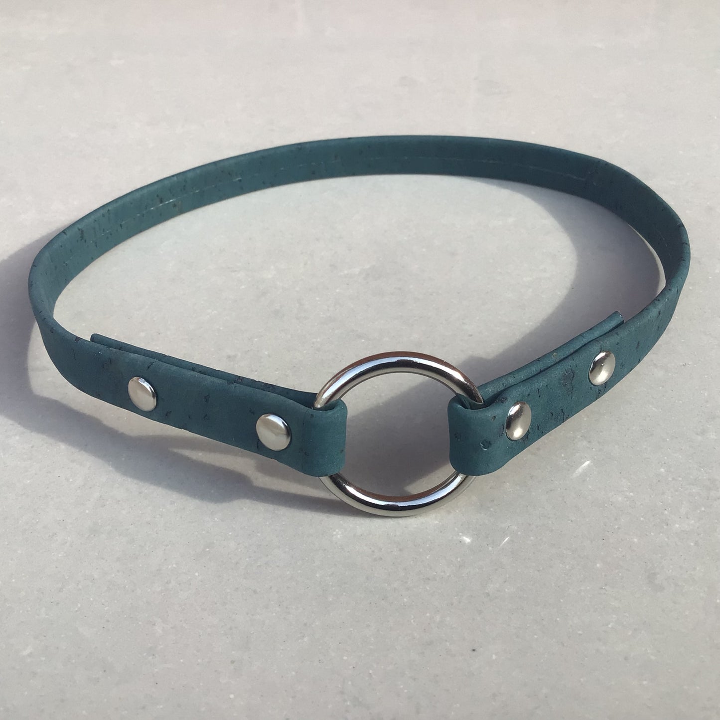 Teal Cork ID Cork Collar