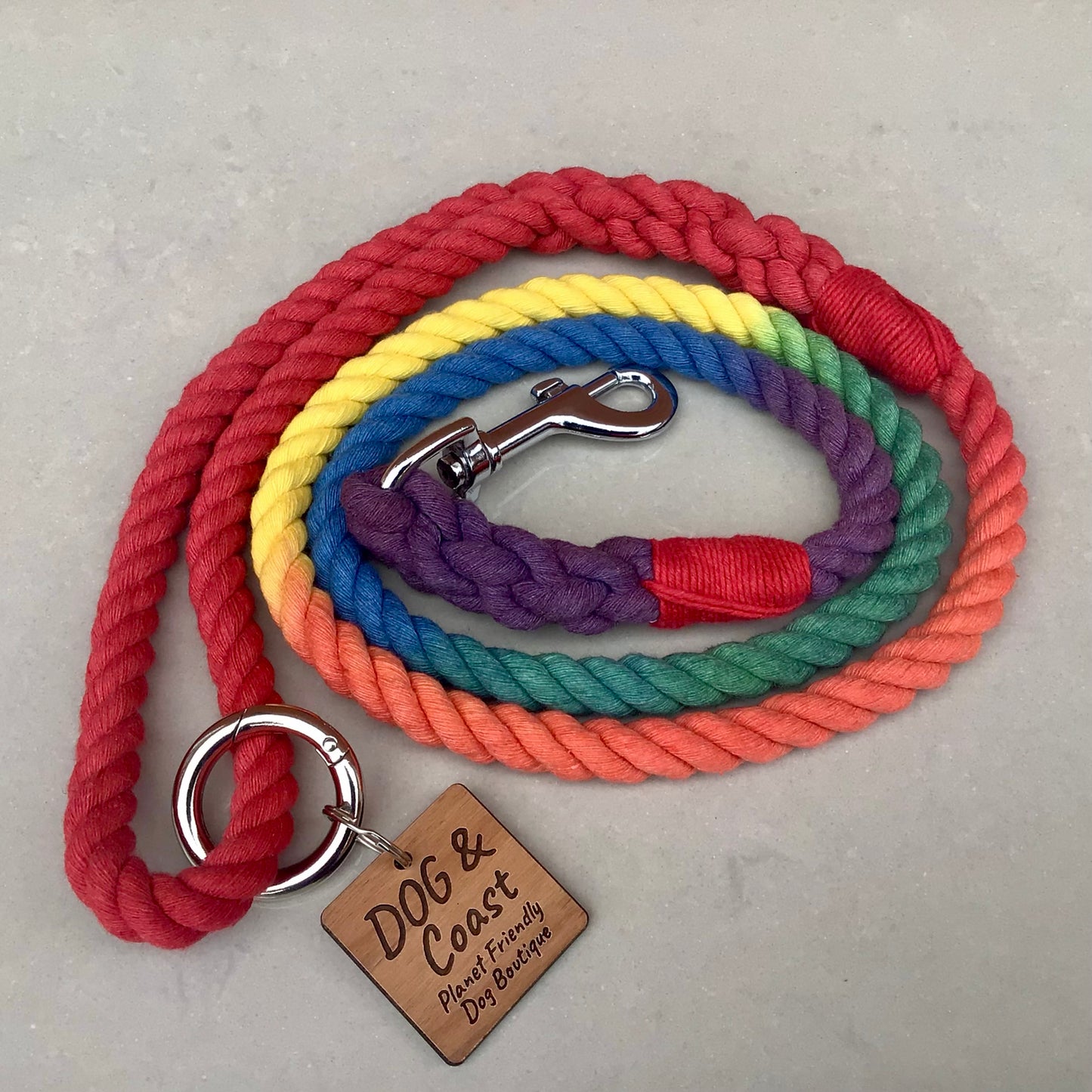 Rainbow Rope Lead