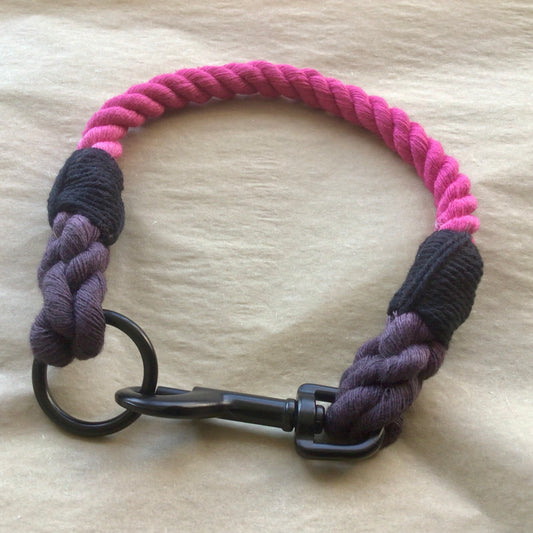 Hot Pink Rope Collar