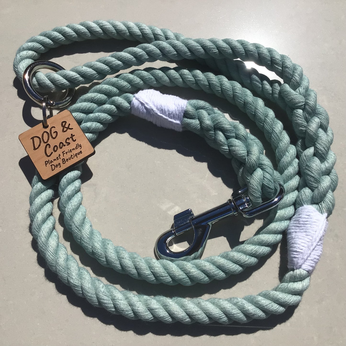 Sage Green Rope Lead