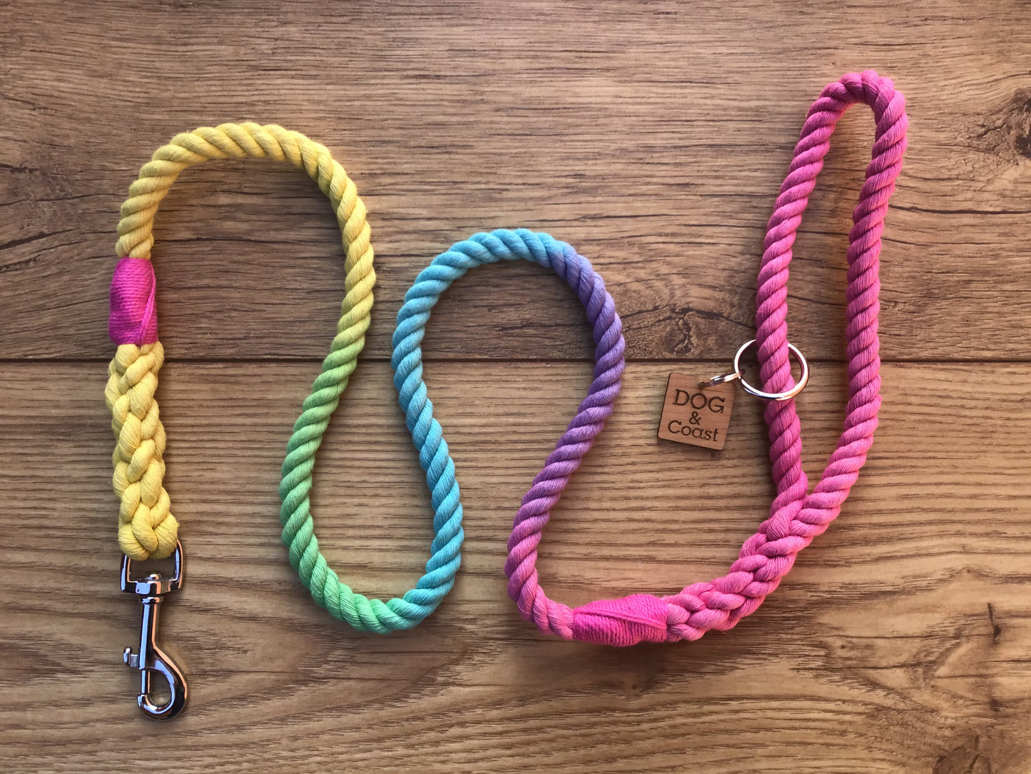 Rainbow Rope Collar