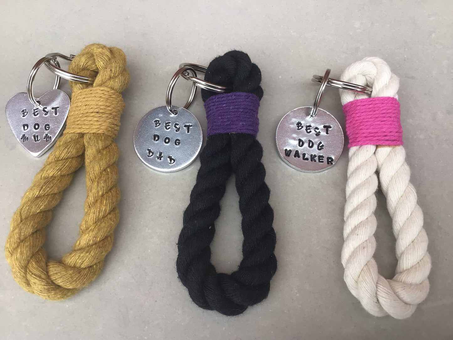 Dog Mum Rope Key Ring