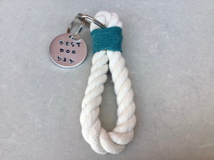 Dog Dad Rope Key Ring
