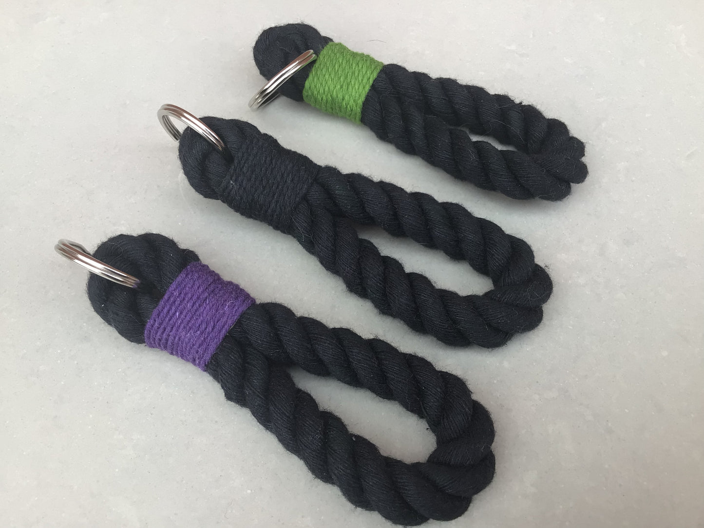 Black Rope Key Ring