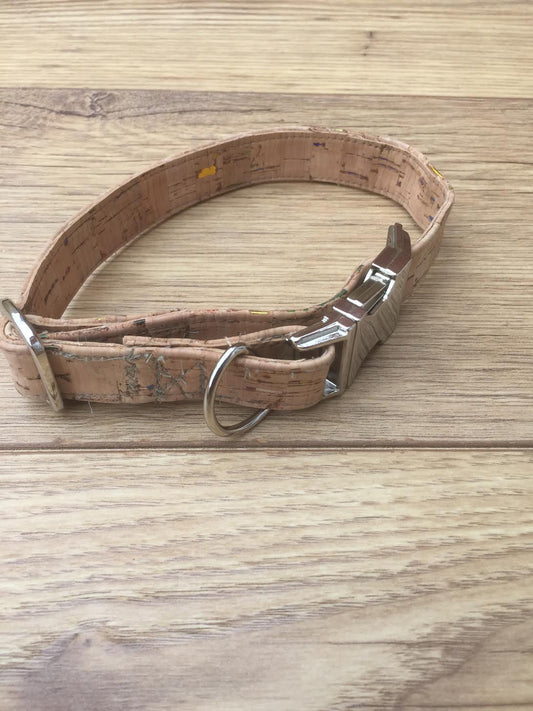 Rainbow Fleck Cork Collar