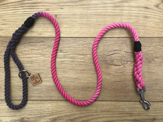 Hot Pink Rope Lead