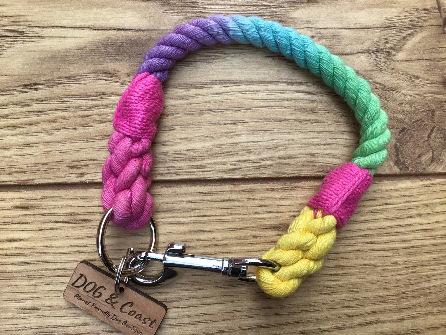 Rainbow Rope Collar