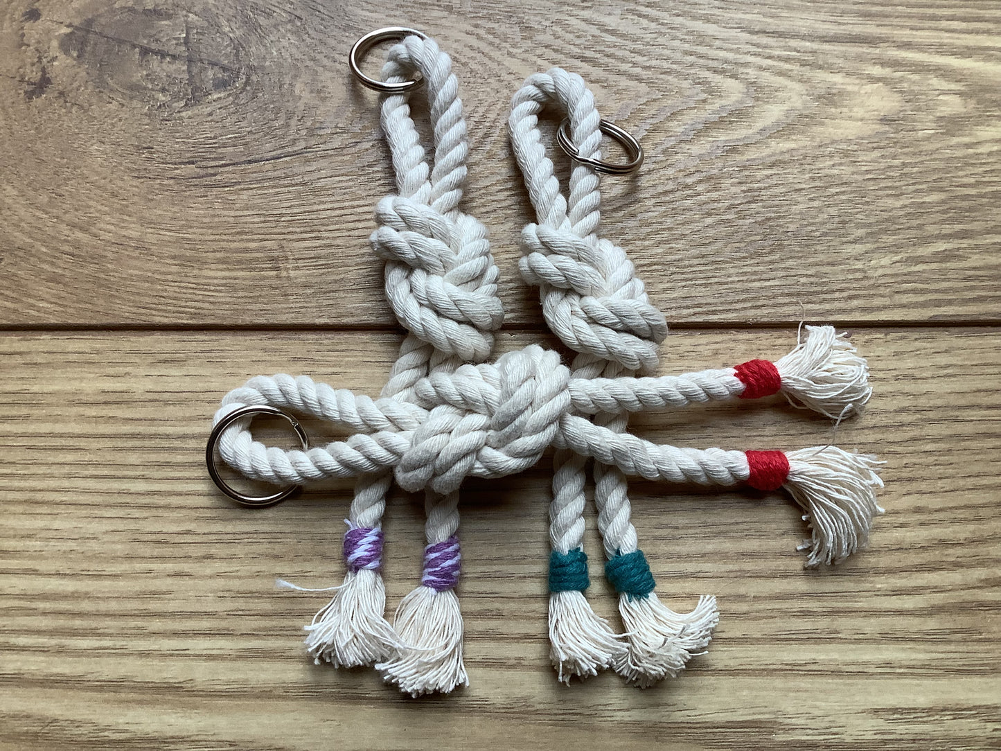 Knotted Rope Key Ring