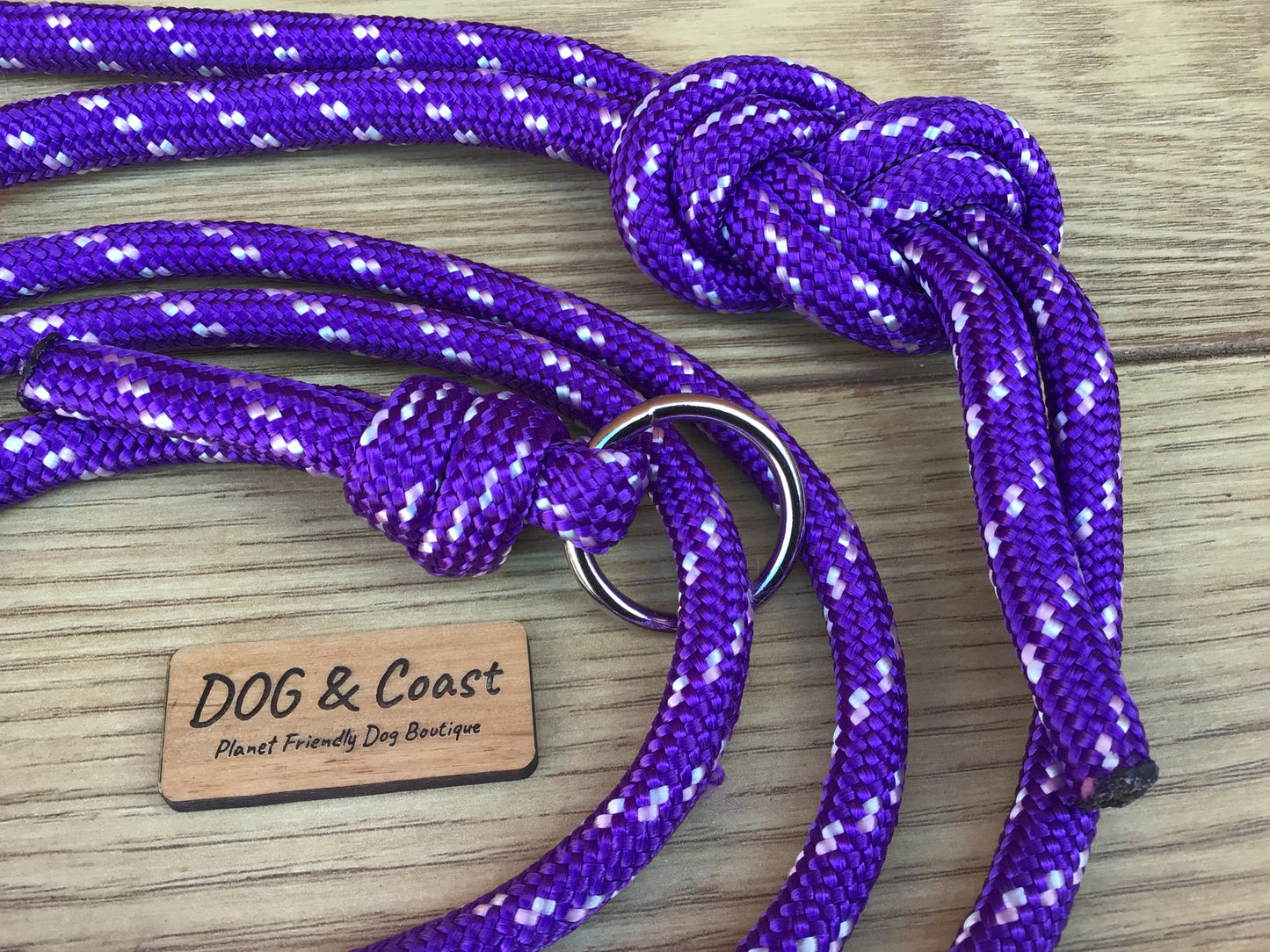 Purple Rope Slip Lead