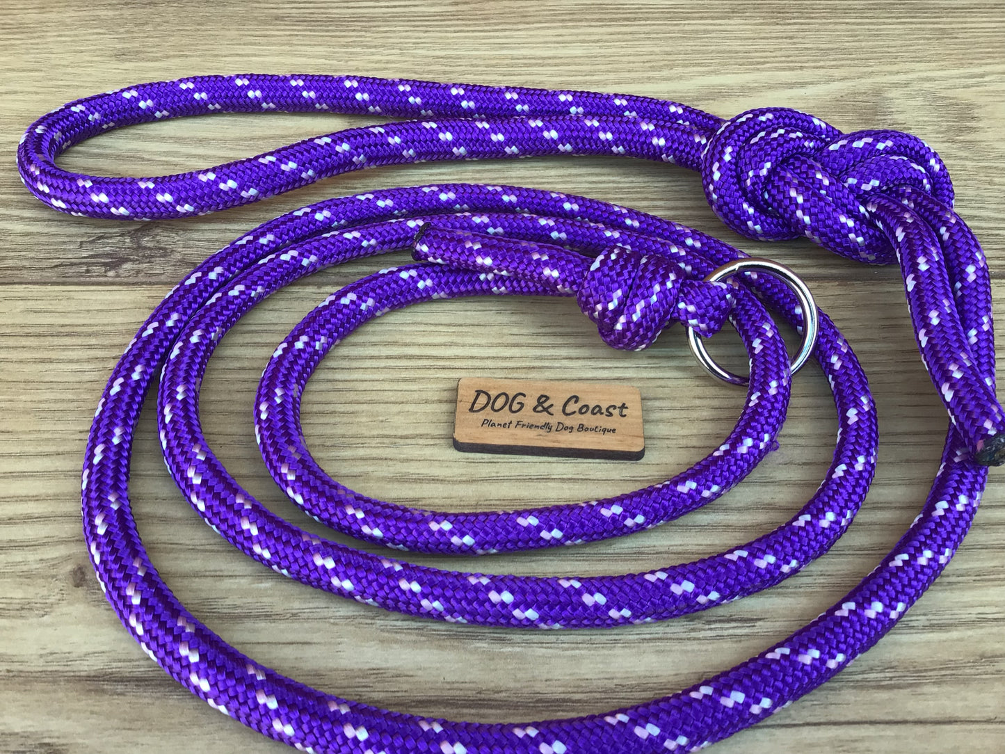 Purple Rope Slip Lead