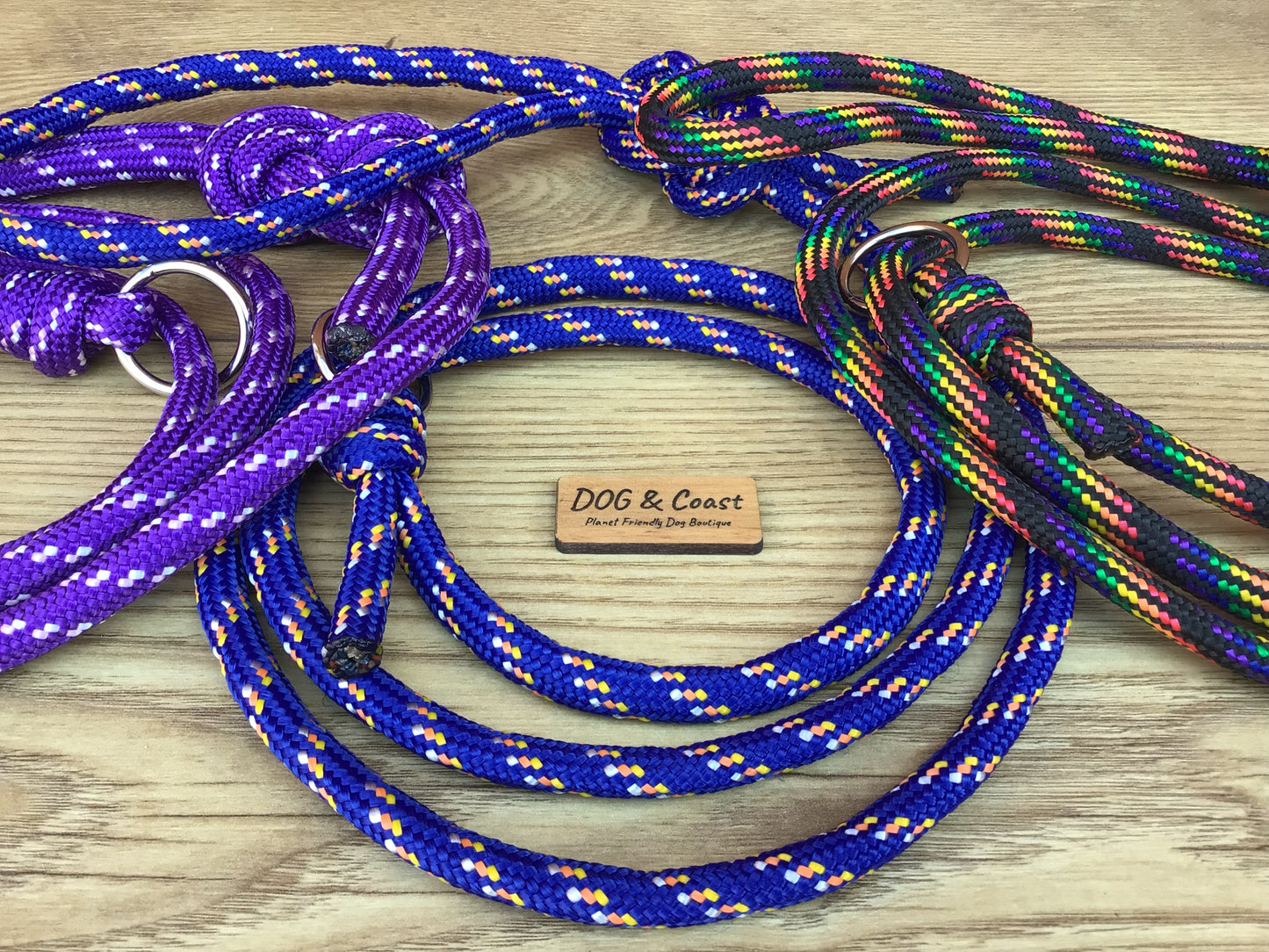 Blue Rope Slip Lead