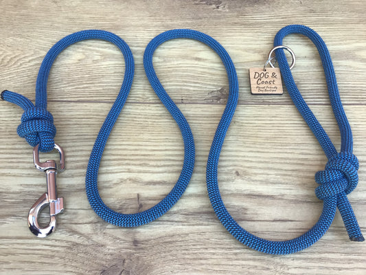 Blue Climbing Rope Lead