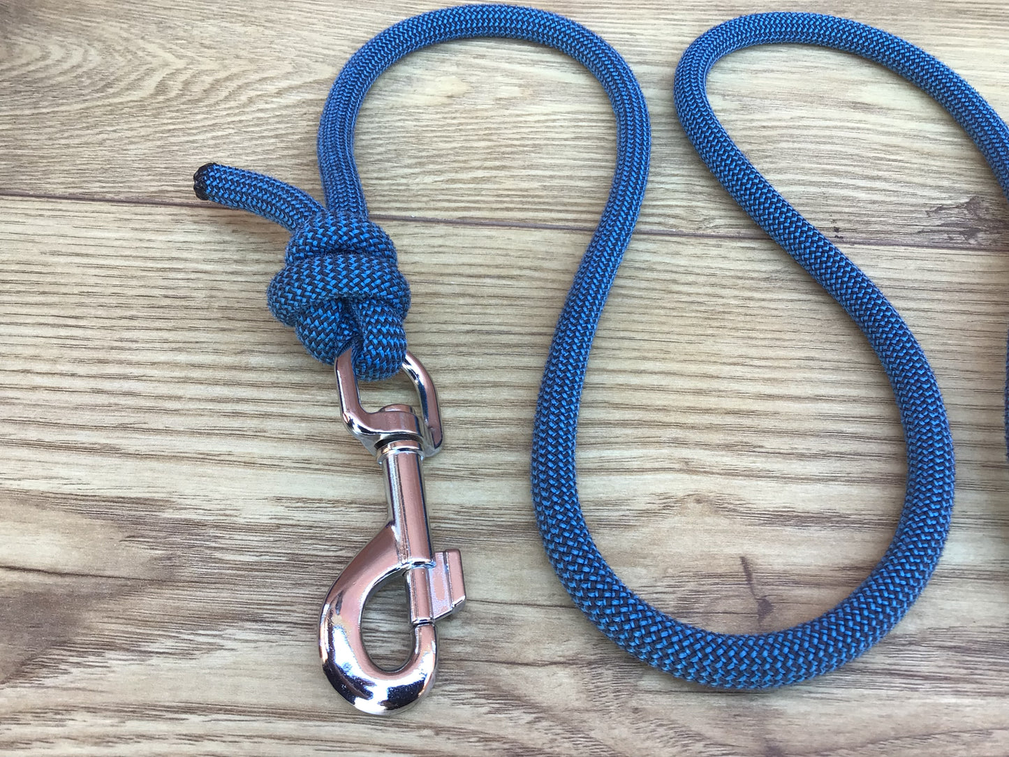 Blue Climbing Rope Lead