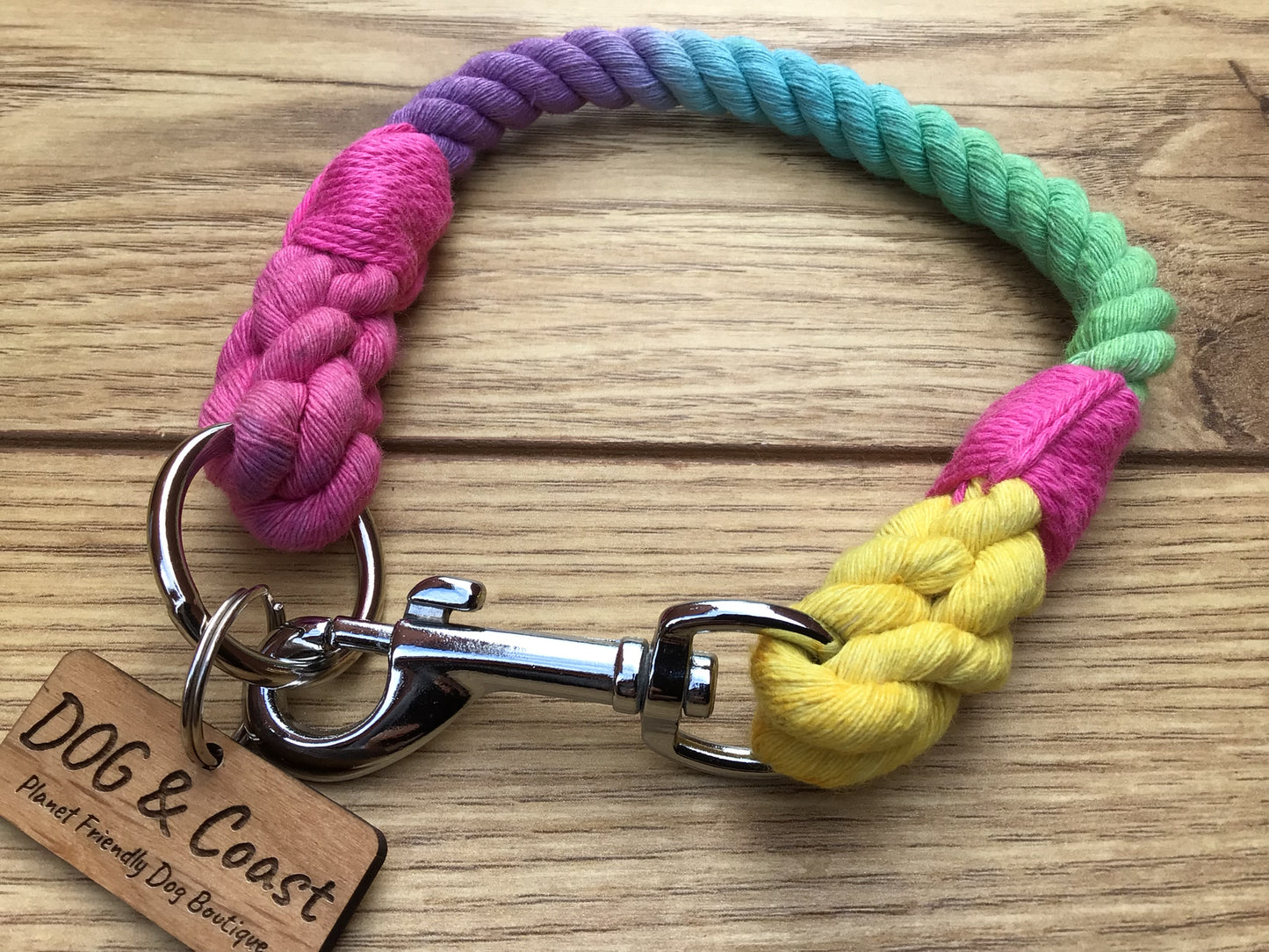 Rainbow Rope Collar