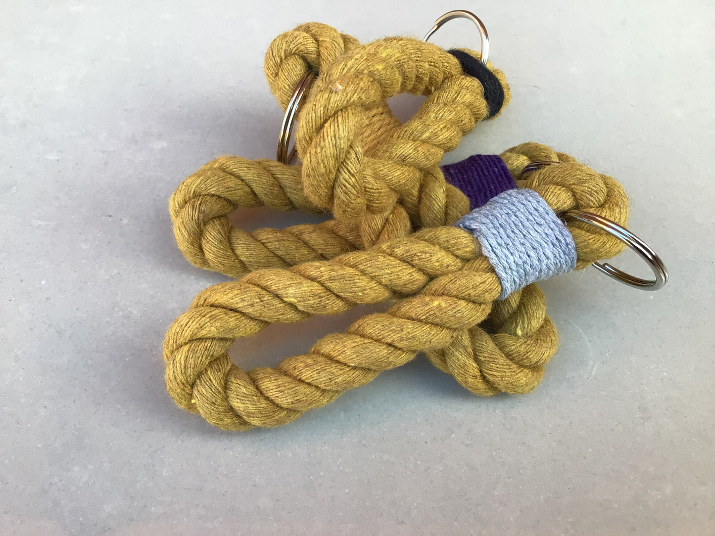 Gold Rope Key Ring