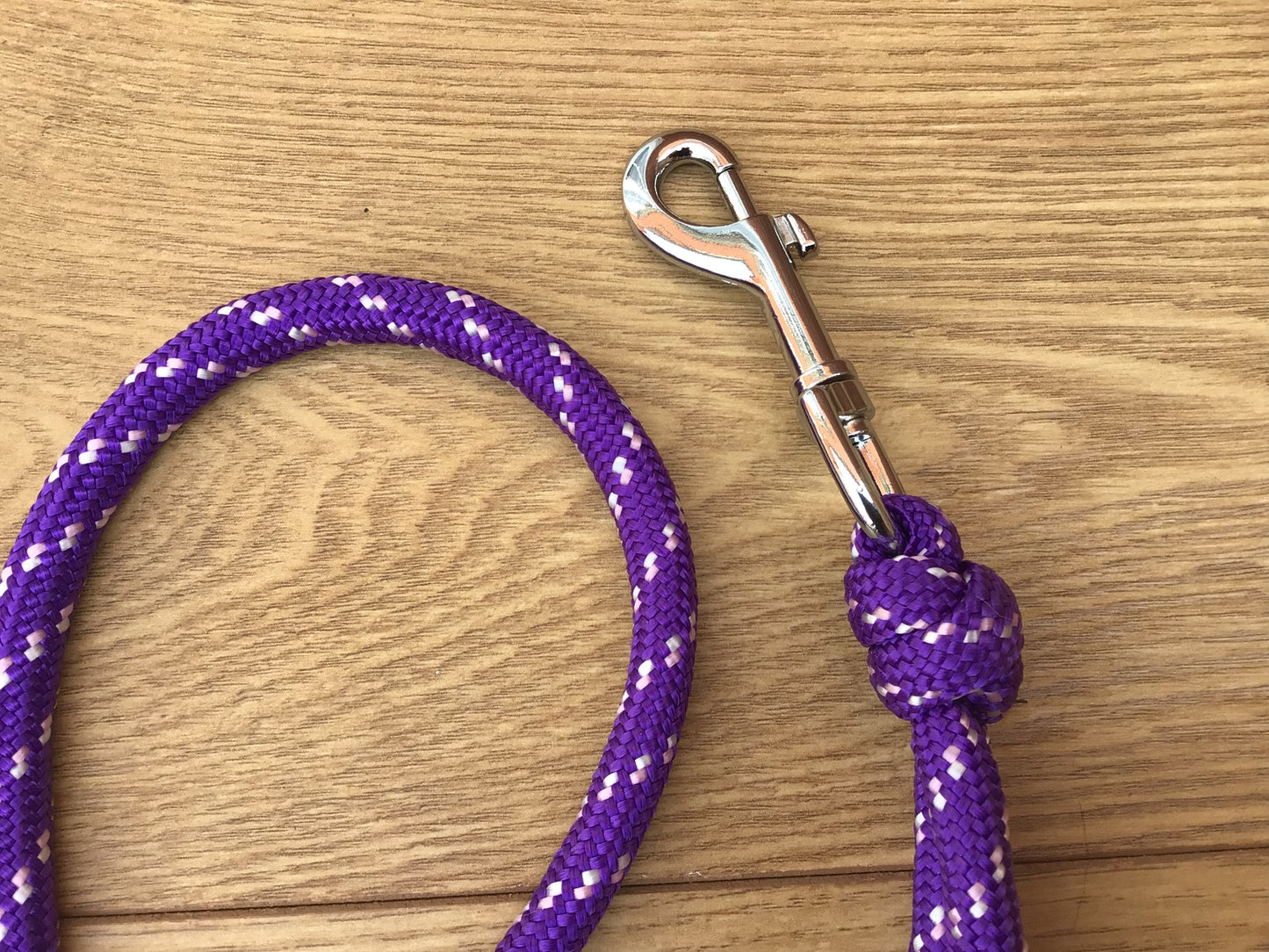 Purple Rope Dog Lead