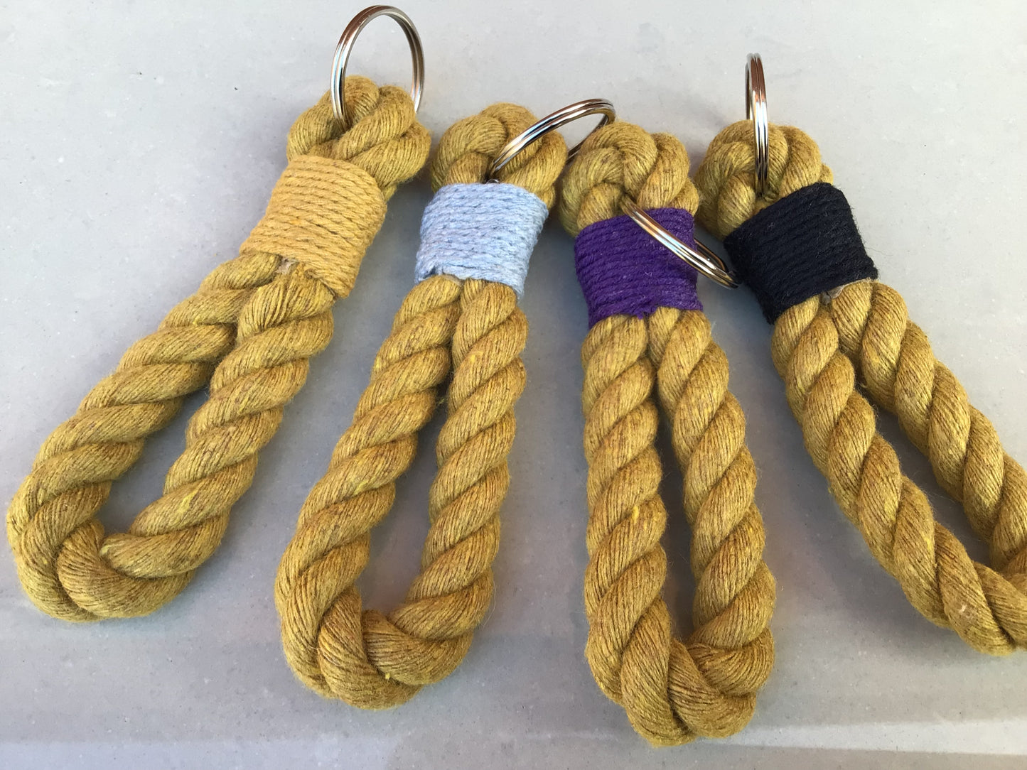 Gold Rope Key Ring