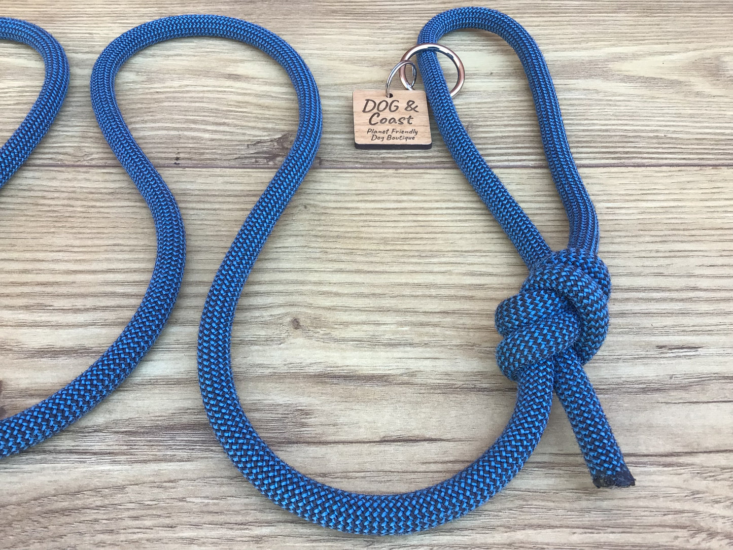 Blue Climbing Rope Lead