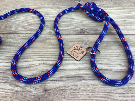 Navy Blue Climbing Rope Lead